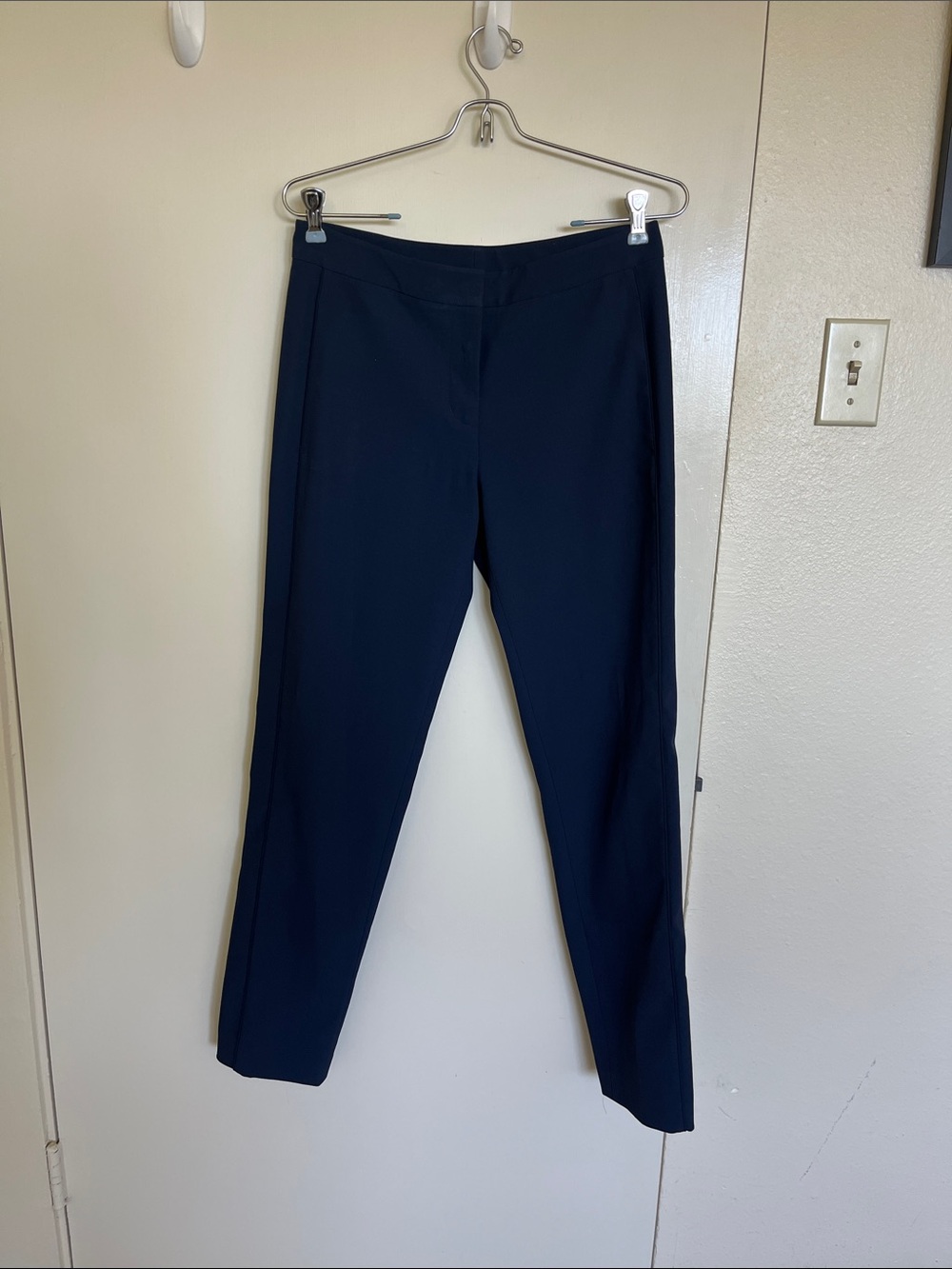 DKNY Women's Navy Straight-Leg Dress Pants